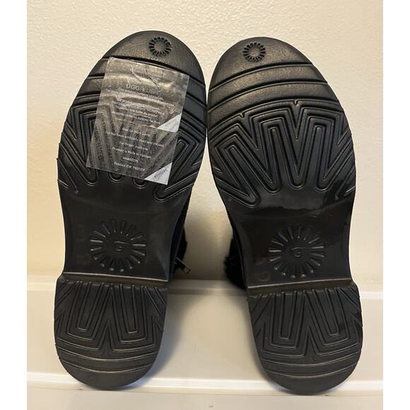 UGG Lined Boots Black Aveline Harness Strap Suede Womens Size US 5/EU 36 1112469 - Picture 13 of 13